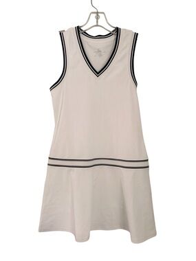 Vineyard Vines Performance White Navy Athletic Dress Tennis Size Small